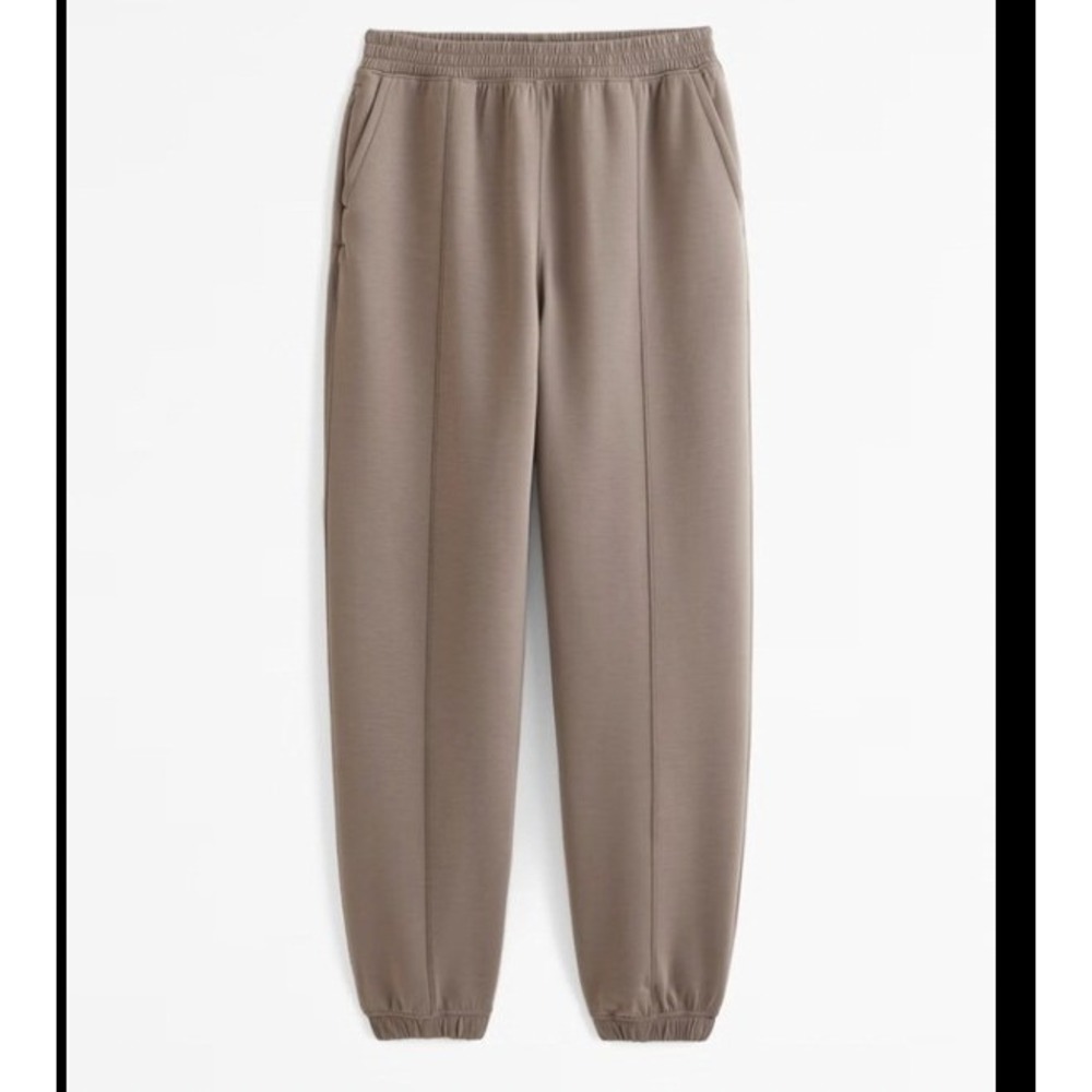 YPB Abercrombie & Fitch Neoknit Brown Sweatpants Soft Size Large Women's Great - Picture 2 of 4